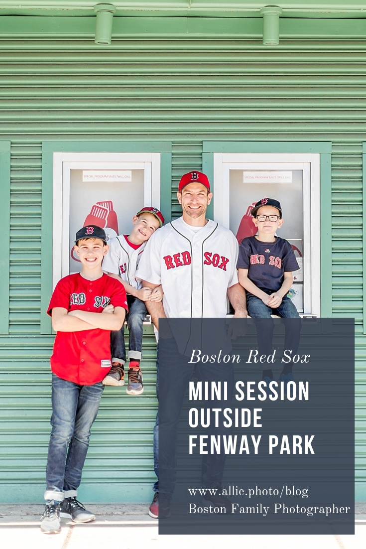 boston red sox mini session family photographer