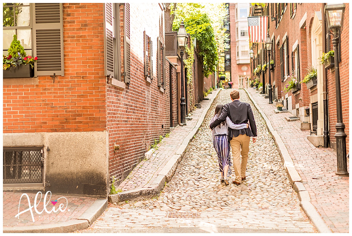 beacon hill engagement photos