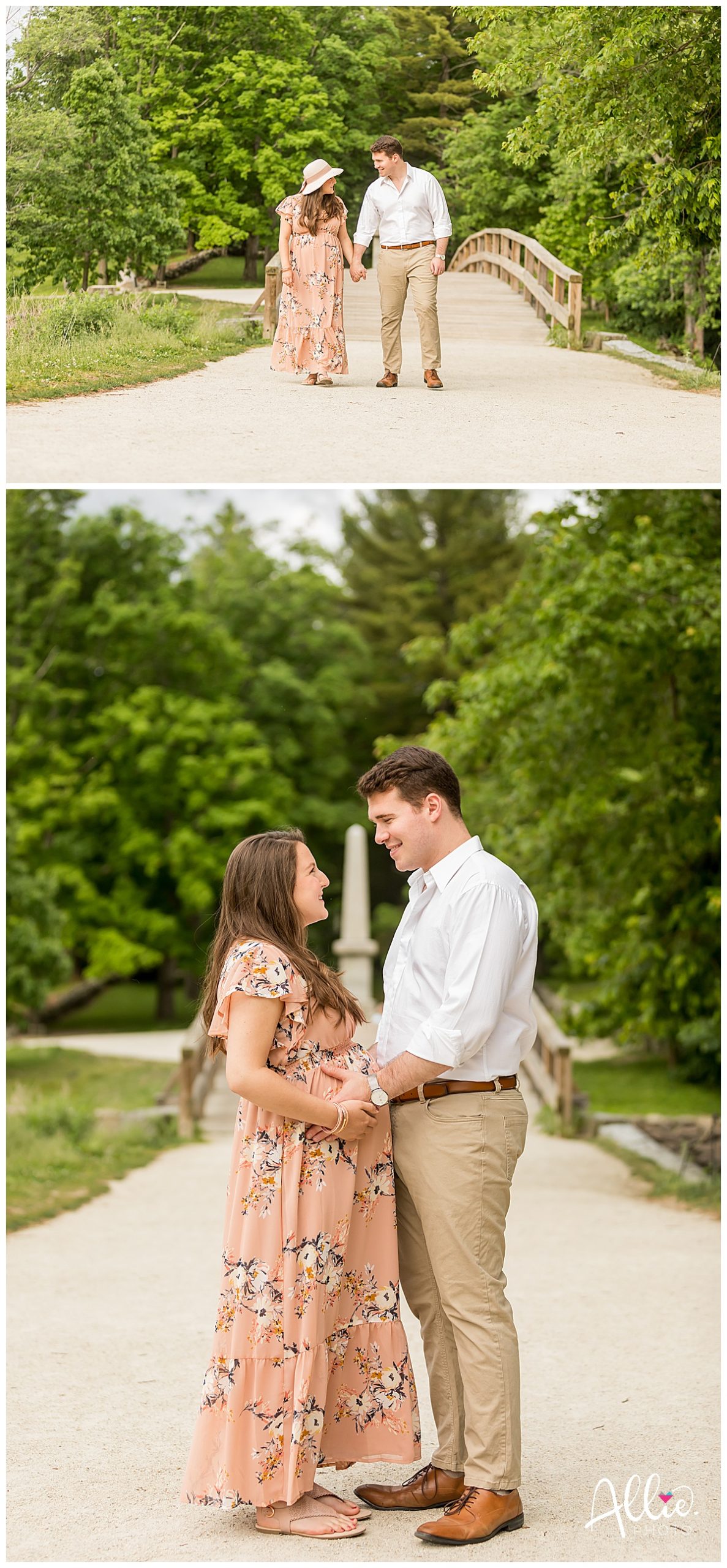 old north bridge maternity session concord, ma