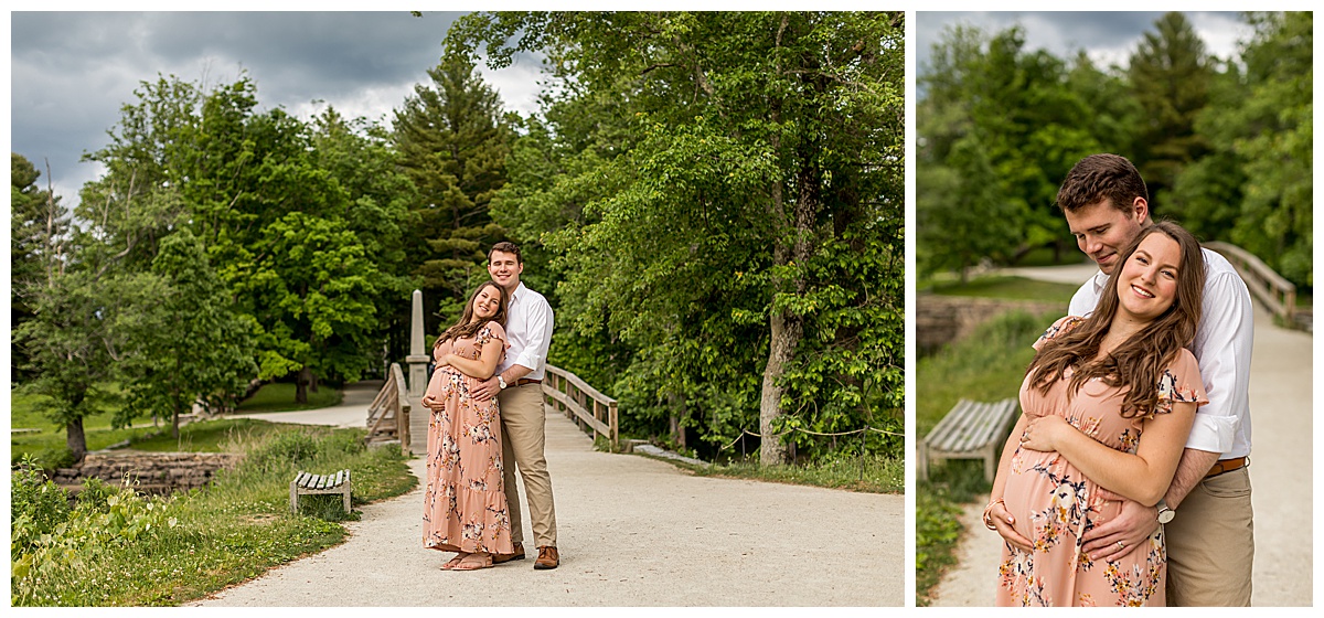 old north bridge maternity session concord, ma