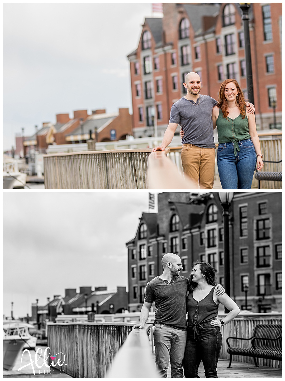 historic boston engagement photo session