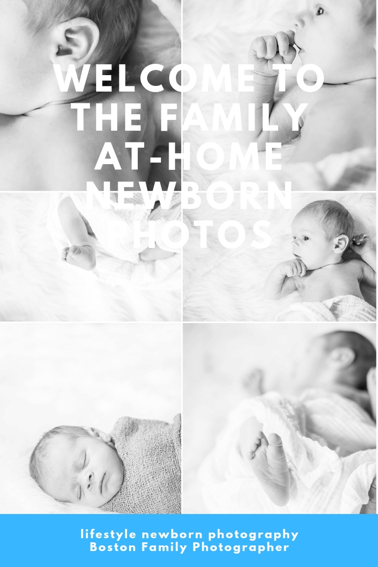 boston area lifestyle at home newborn photos