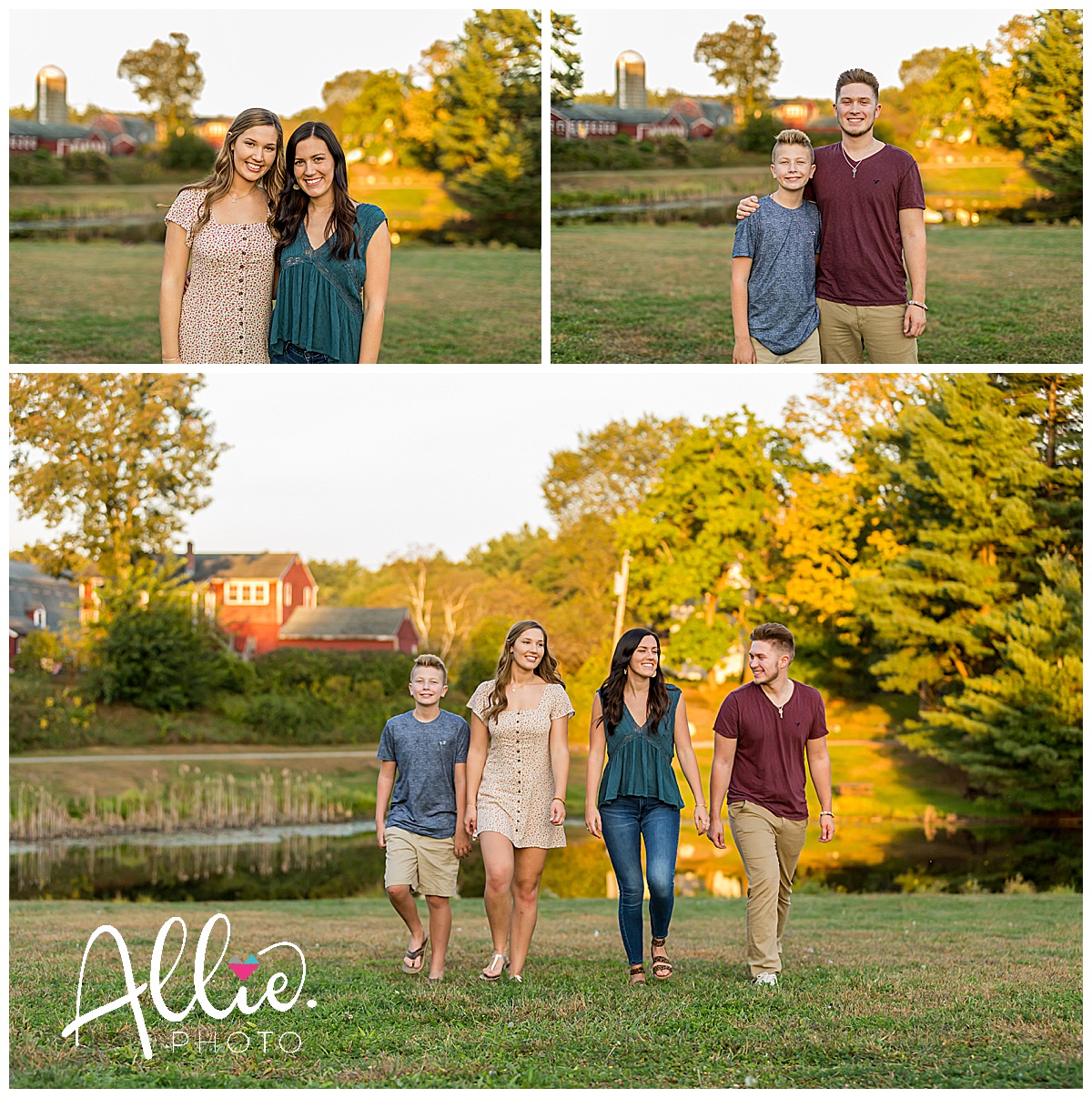 senior portraits and family photos siblings