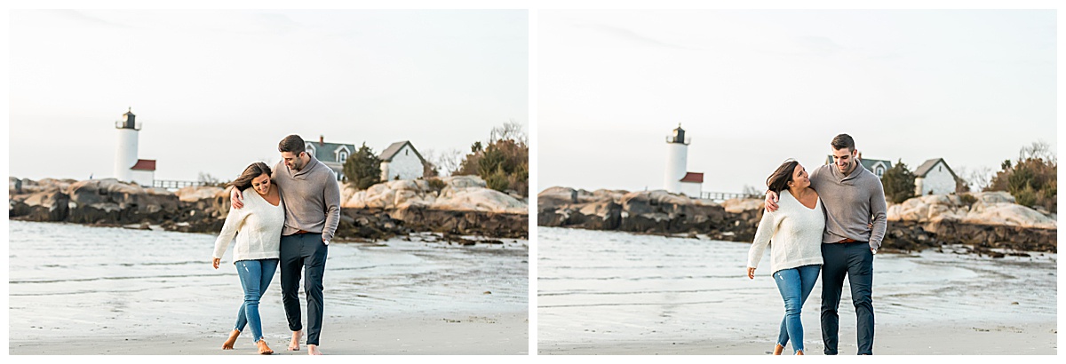 photo location for boston couple with lighthouse New England