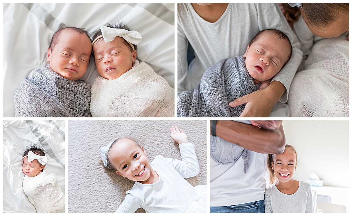 at home newborn photography twins