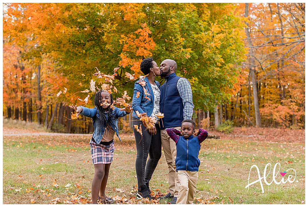 fall family portrait session