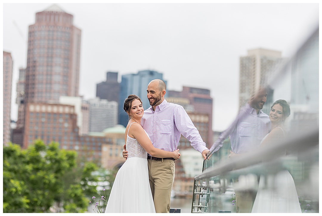 boston wedding photographer elopement in the seaport
