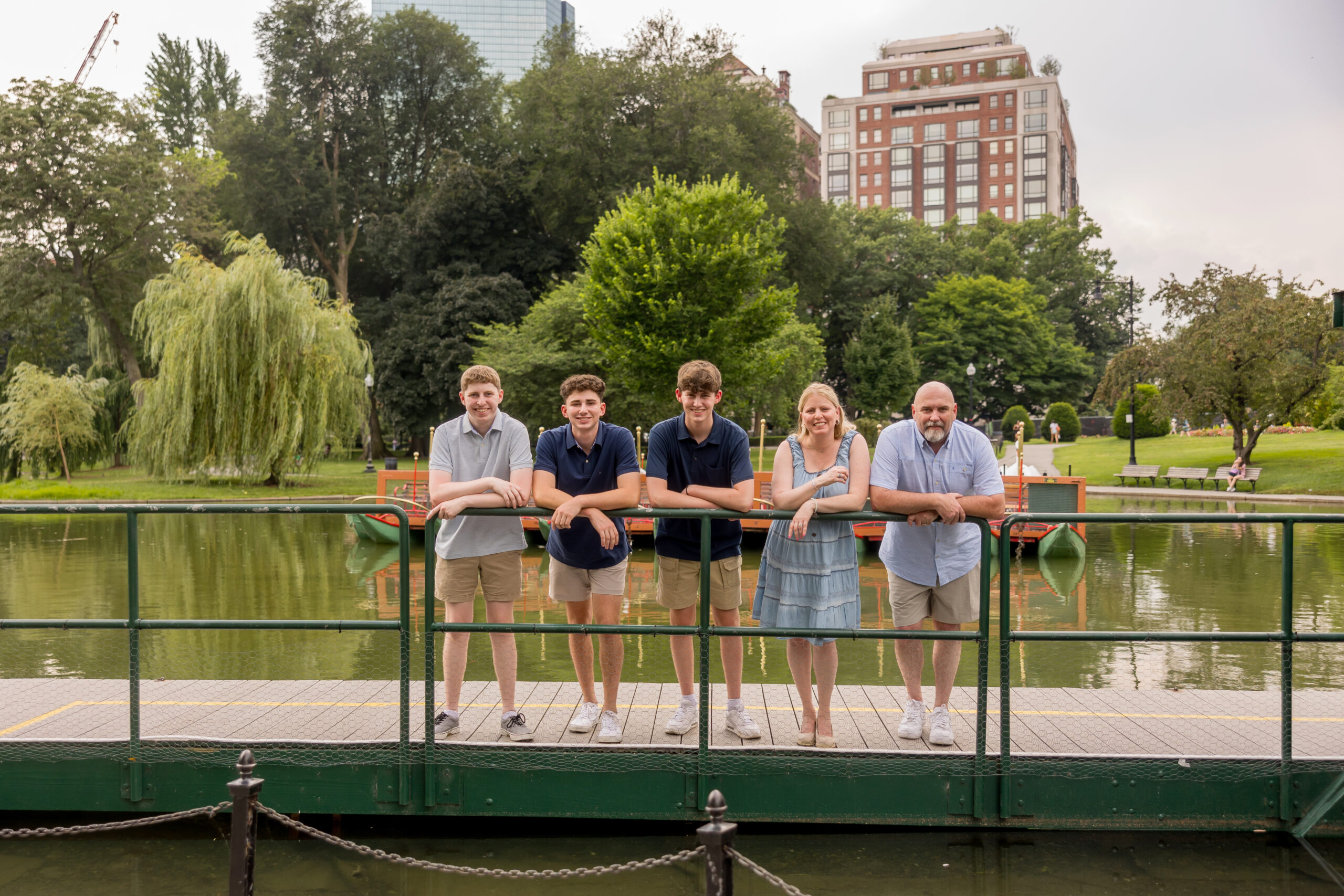 Boston Family Photographer // Public Garden Session with Teenage Boys