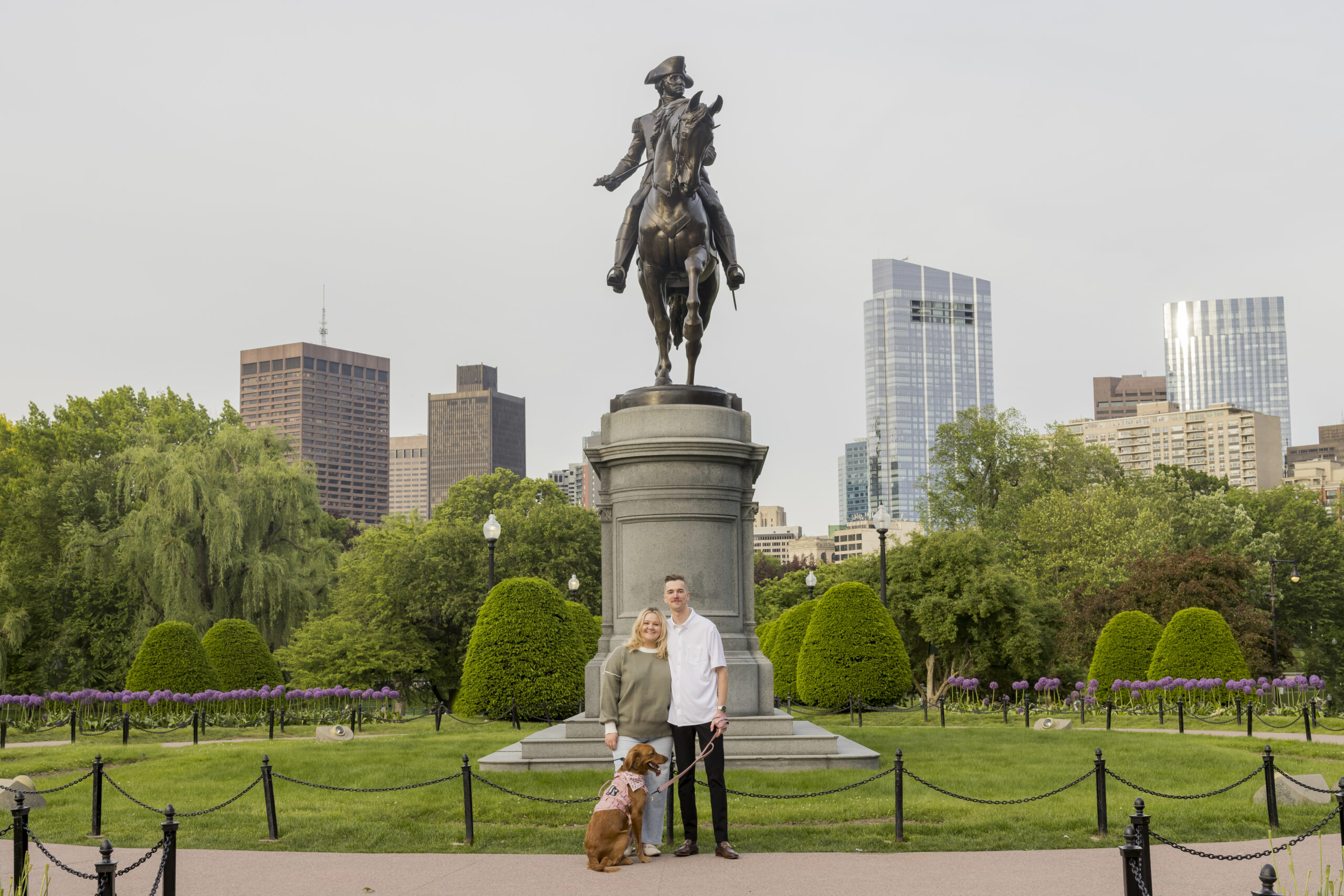 A classic Boston Engagement Session at The Public Garden and Beacon Hill